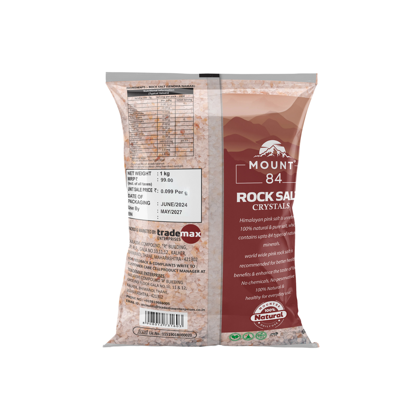 Mount 84 - Rock Salt Crystals (1KG)